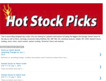 Tablet Screenshot of hotstockspick.blogspot.com