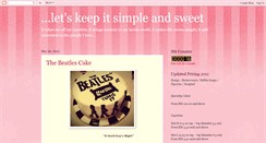 Desktop Screenshot of letskeepitsimpleandsweet.blogspot.com