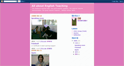 Desktop Screenshot of englishteaching-nicki129.blogspot.com