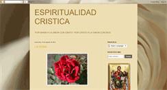 Desktop Screenshot of espiritualidadcristica.blogspot.com