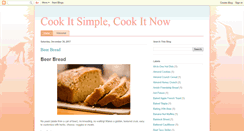 Desktop Screenshot of cook-it-simple-cook-it-now.blogspot.com