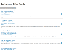Tablet Screenshot of 4false-teeth.blogspot.com