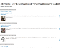 Tablet Screenshot of etwinning-unserestadt.blogspot.com