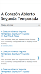 Mobile Screenshot of acorazonabiertosegundatemporada.blogspot.com
