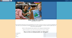Desktop Screenshot of marce-bilinguismoninos.blogspot.com