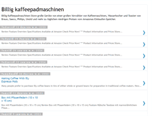 Tablet Screenshot of billigkaffeepadmaschinen.blogspot.com