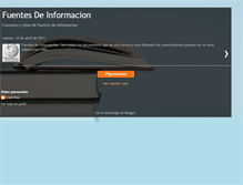 Tablet Screenshot of fuentesdeinformacionuptaeb.blogspot.com