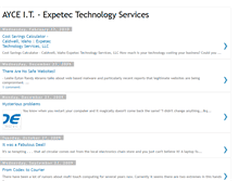 Tablet Screenshot of expetec.blogspot.com