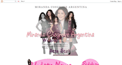 Desktop Screenshot of mirandacosgroveargentina.blogspot.com