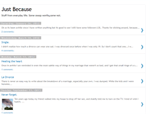 Tablet Screenshot of just-because-blog.blogspot.com