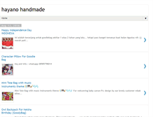 Tablet Screenshot of hayanohandmade.blogspot.com