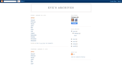 Desktop Screenshot of eve-tushnetarchives.blogspot.com