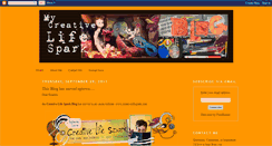 Desktop Screenshot of mycreativelifespark.blogspot.com