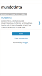 Mobile Screenshot of mundotinta.blogspot.com