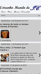 Mobile Screenshot of estranhomundodeic.blogspot.com