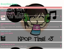 Tablet Screenshot of everythingkoreanpop.blogspot.com