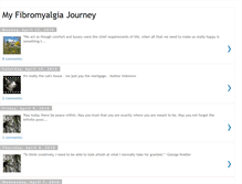 Tablet Screenshot of fibromyalgiajournies.blogspot.com