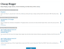 Tablet Screenshot of cilacap-blogger.blogspot.com