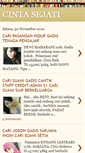 Mobile Screenshot of cinta-sejatimu.blogspot.com