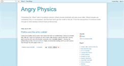 Desktop Screenshot of angryphysics.blogspot.com