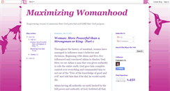 Desktop Screenshot of maxiwomanhood.blogspot.com