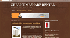 Desktop Screenshot of cheaptimesharerental.blogspot.com