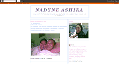 Desktop Screenshot of nadyneashika.blogspot.com