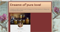 Desktop Screenshot of dreamsofpurelove.blogspot.com