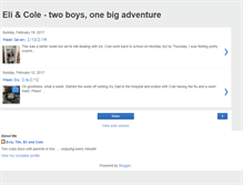 Tablet Screenshot of eliandcole.blogspot.com