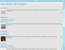 Tablet Screenshot of losviciososdelalengua.blogspot.com