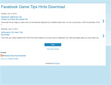 Tablet Screenshot of facebookgamesdownload.blogspot.com