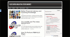 Desktop Screenshot of bursa-malaysia.blogspot.com
