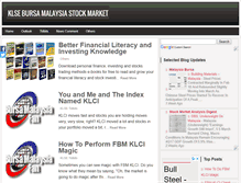 Tablet Screenshot of bursa-malaysia.blogspot.com