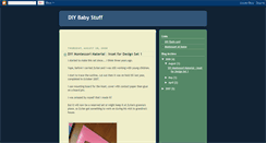 Desktop Screenshot of diybabystuff.blogspot.com