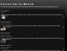 Tablet Screenshot of culturism-la-maxim.blogspot.com