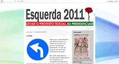 Desktop Screenshot of esquerda2011.blogspot.com