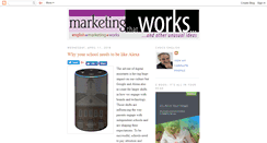 Desktop Screenshot of marketingthatworksblog.blogspot.com