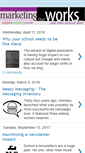 Mobile Screenshot of marketingthatworksblog.blogspot.com