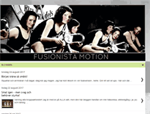 Tablet Screenshot of fusionistamotion.blogspot.com