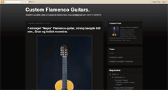 Desktop Screenshot of customflamencoguitars.blogspot.com