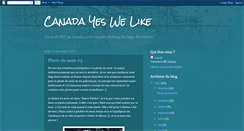 Desktop Screenshot of canadayeswelike.blogspot.com
