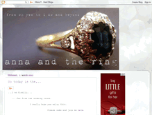 Tablet Screenshot of annaandtheringlondon.blogspot.com