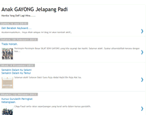 Tablet Screenshot of anakgayongjelapangpadi.blogspot.com