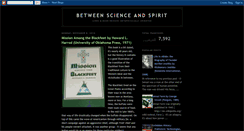 Desktop Screenshot of betweenscienceandspirit.blogspot.com