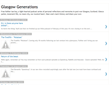 Tablet Screenshot of glasgowgenerations.blogspot.com