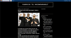 Desktop Screenshot of fabricio-elincomparable.blogspot.com