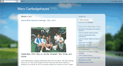 Desktop Screenshot of marycartledgehayes.blogspot.com