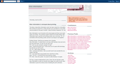 Desktop Screenshot of miss-information.blogspot.com