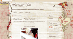 Desktop Screenshot of naimisiin2011-noora.blogspot.com