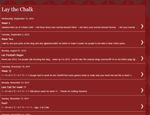 Tablet Screenshot of laythechalk.blogspot.com